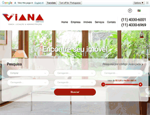 Tablet Screenshot of imoveisviana.com.br